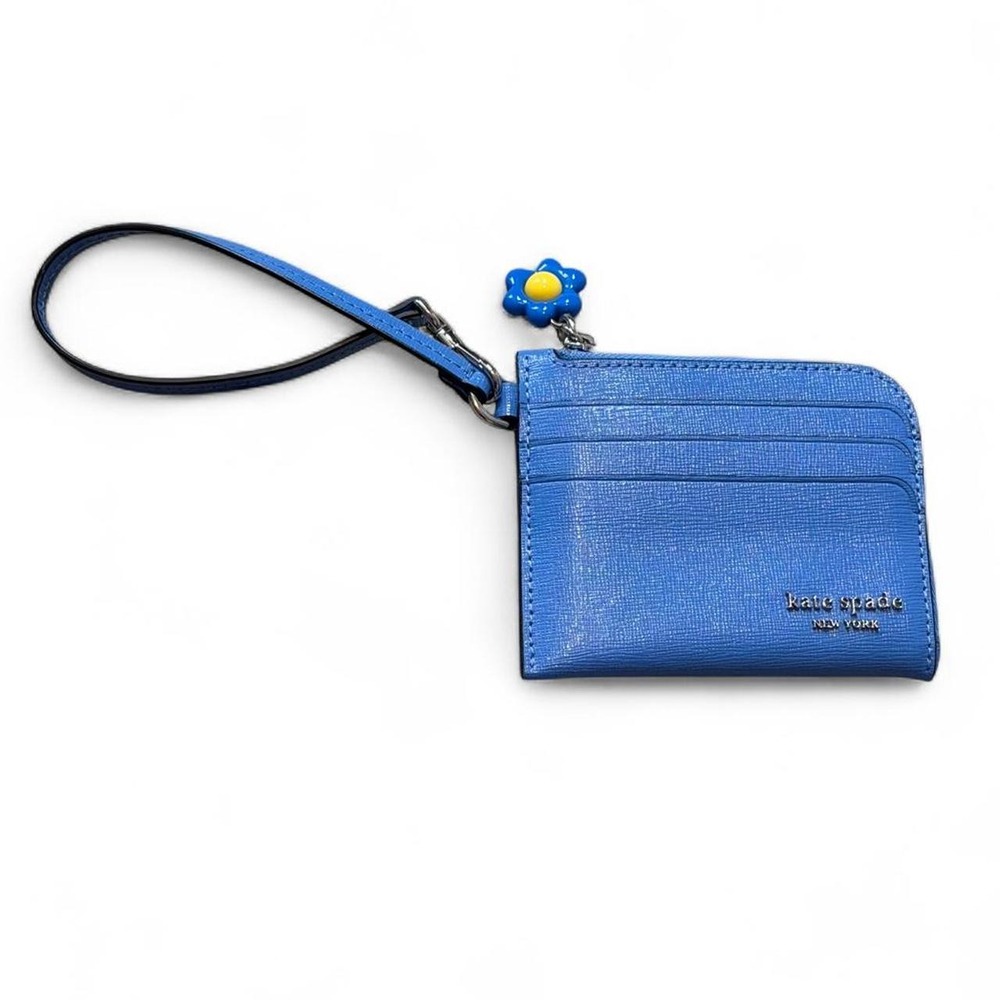 Blue Kate Spade Saffiano Leather Blue Cardcase